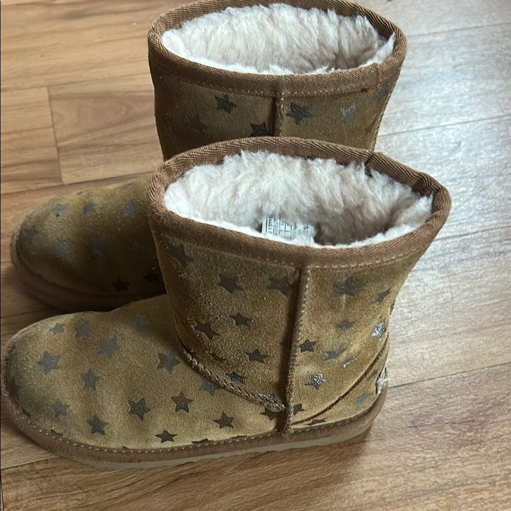 UGG Tan Boots with Star Design
